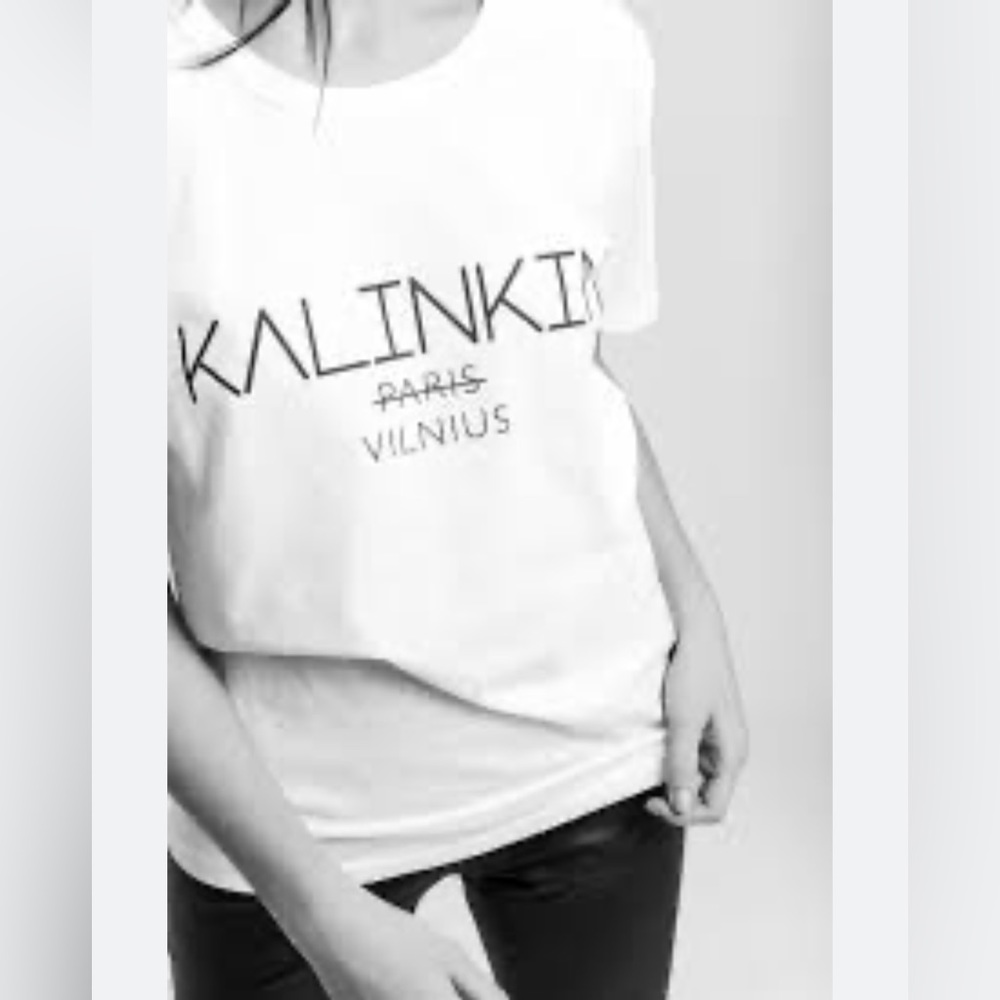 NWTT Robert Kalinkin white tshirt